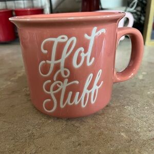 Pink Mug with 'Hot Stuff' Design